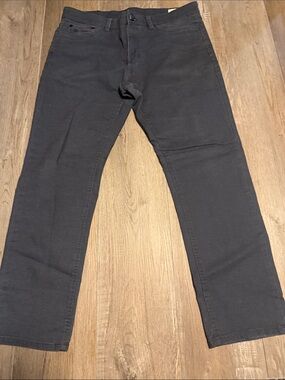 English Laundry Men's Straight Jeans in Dark Gray